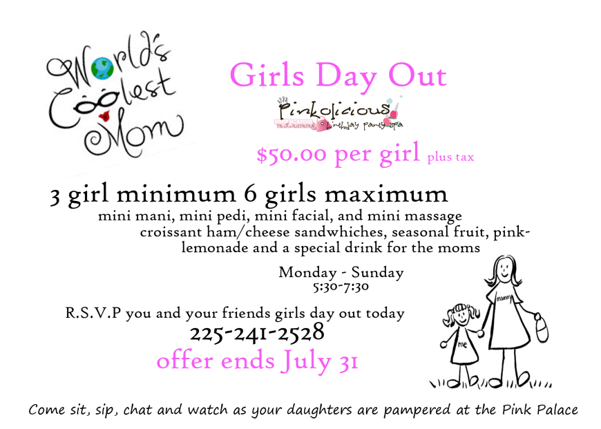 Girls Day Out at Pinkolicious